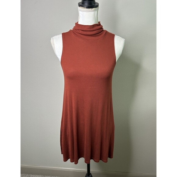 Anthropologie Dresses & Skirts - Anthropologie Postmark Womens Size Small Sleeveless Ribbed Knit Turtleneck Dress